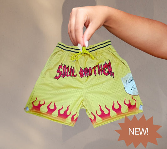 Yellow Summer Revival Shorts